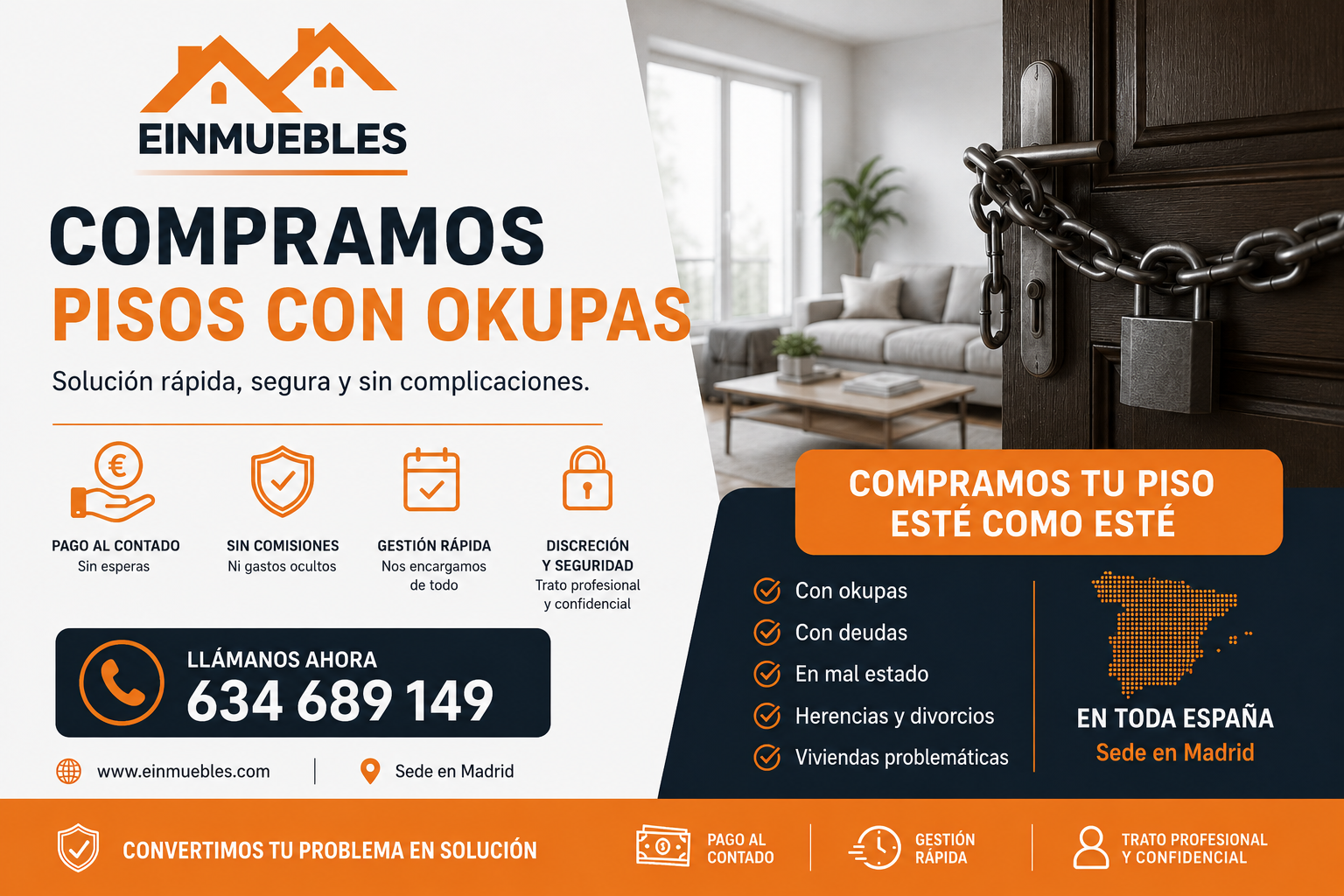 vender piso con okupa