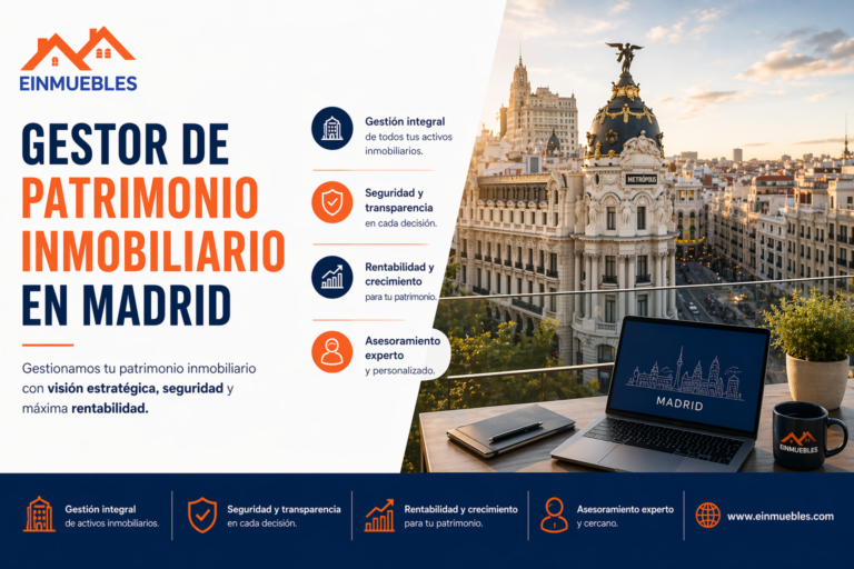Gestor de patrimonio inmobiliario en Madrid