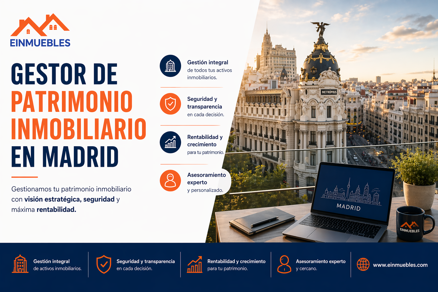 Gestor de patrimonio inmobiliario en Madrid