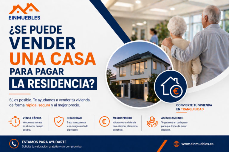 Se puede vender una casa para pagar la residencia