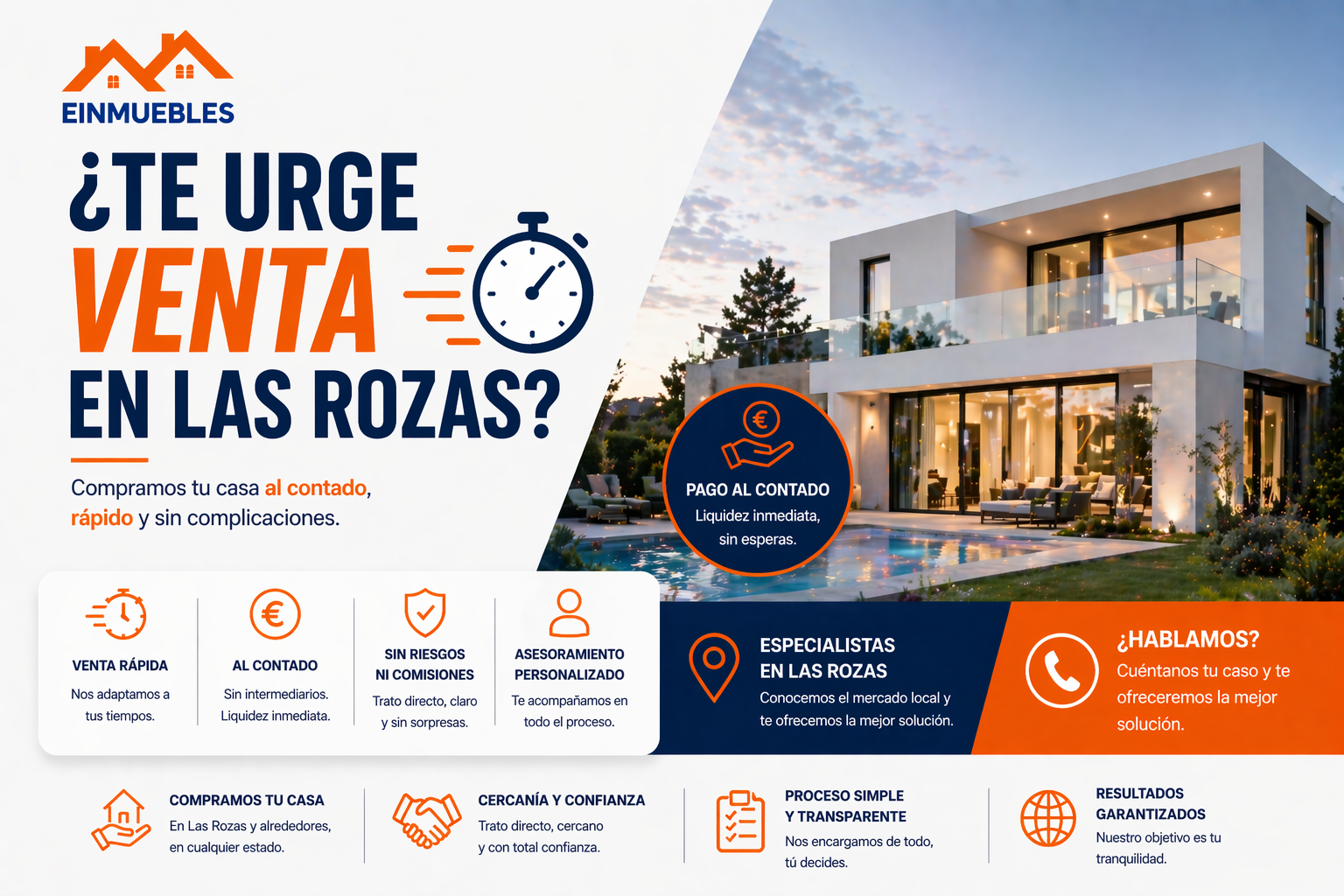 Te ayudamos si te urge venta Las Rozas
